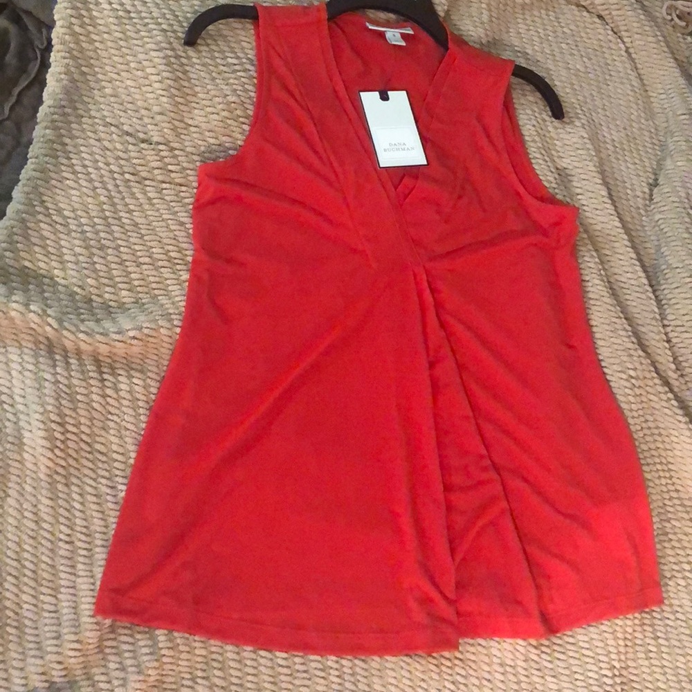 Red Dana Buchman blouse
